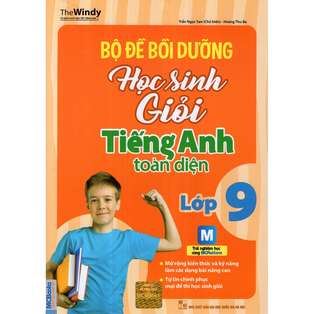 Sách - Bộ Đề Bồi Dưỡng Học Sinh Giỏi Tiếng Anh Toàn Diện Lớp 9 - MCBooks