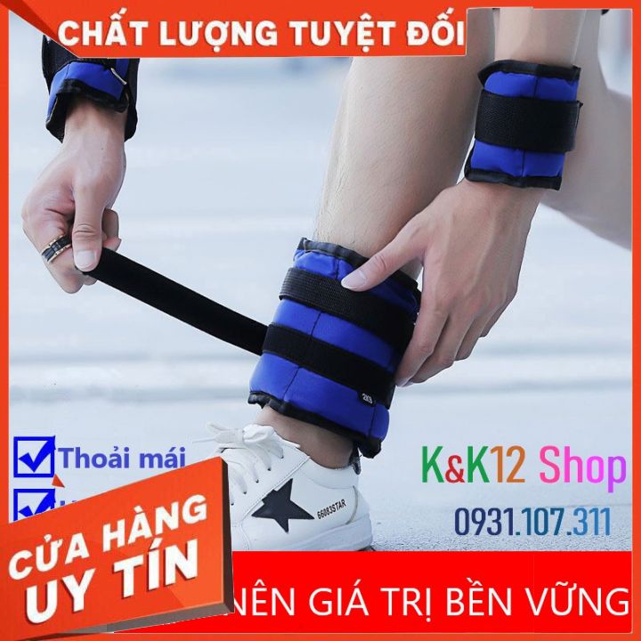 Tạ cát đeo tay chân tiện lợi. hỗ trợ tập luyện chạy bộ, hít xà, giữ dáng, giảm mỡ tăng cơ hiệu quả.