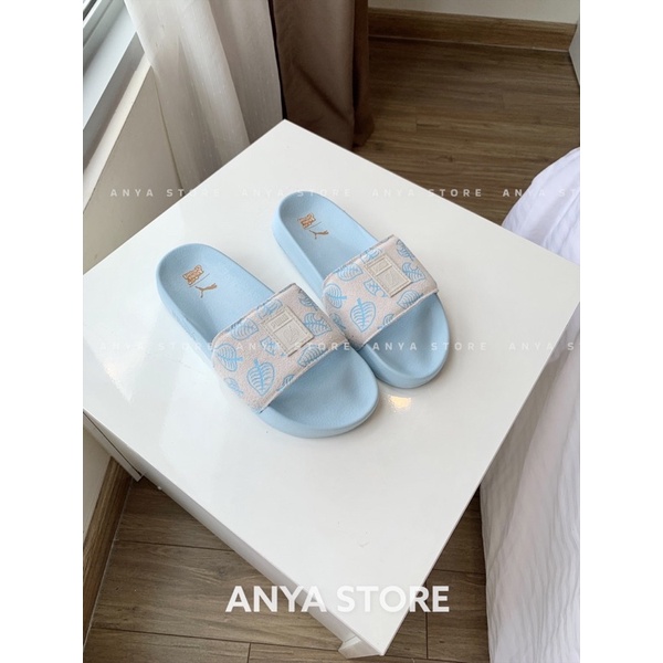 DÉP PU.MA ANIMAL CROSSING MÀU XANH MINT & BLUE Hỗ trợ đổi size ]