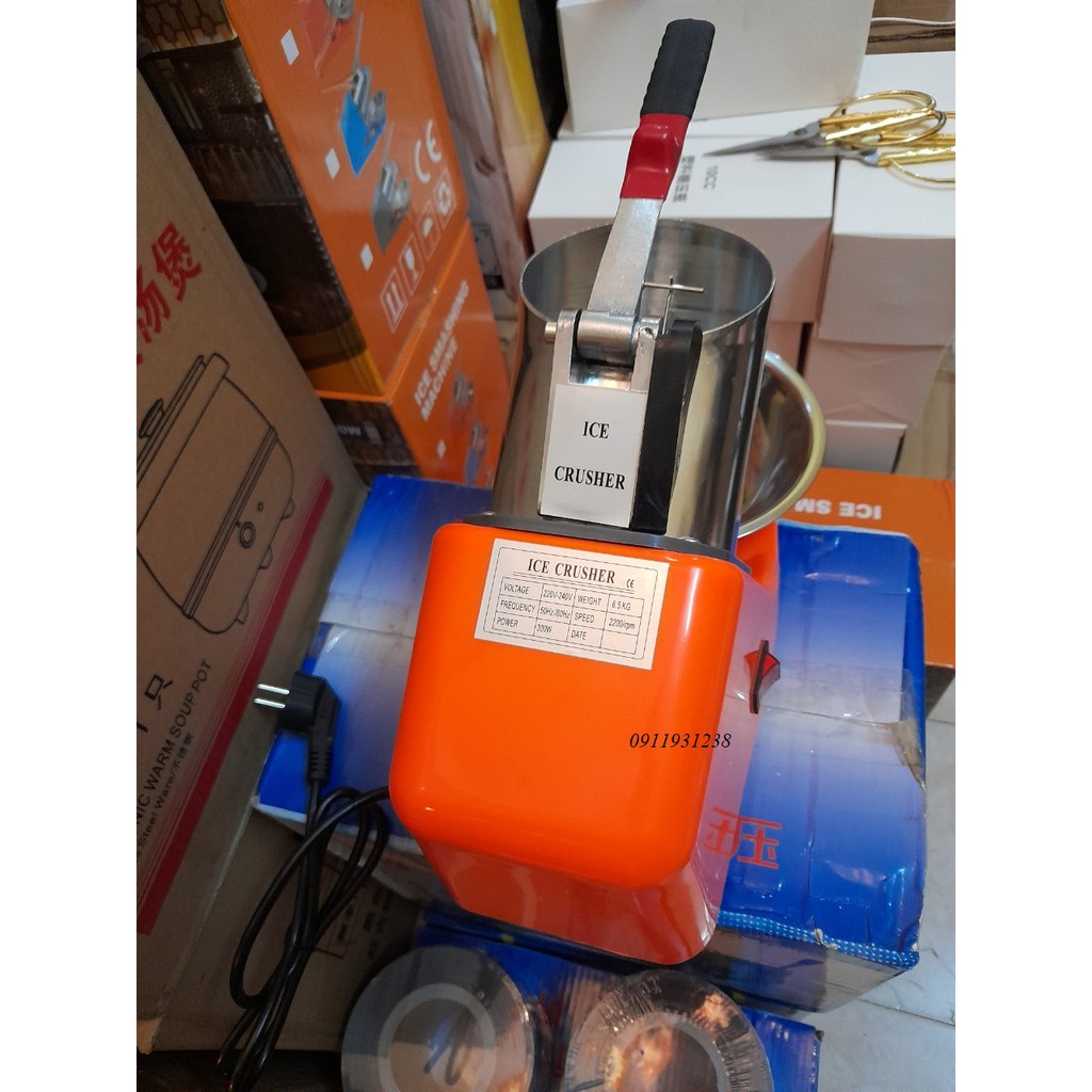 Máy bào đá tuyết 2 lưỡi dao (bảo hành 12 tháng)