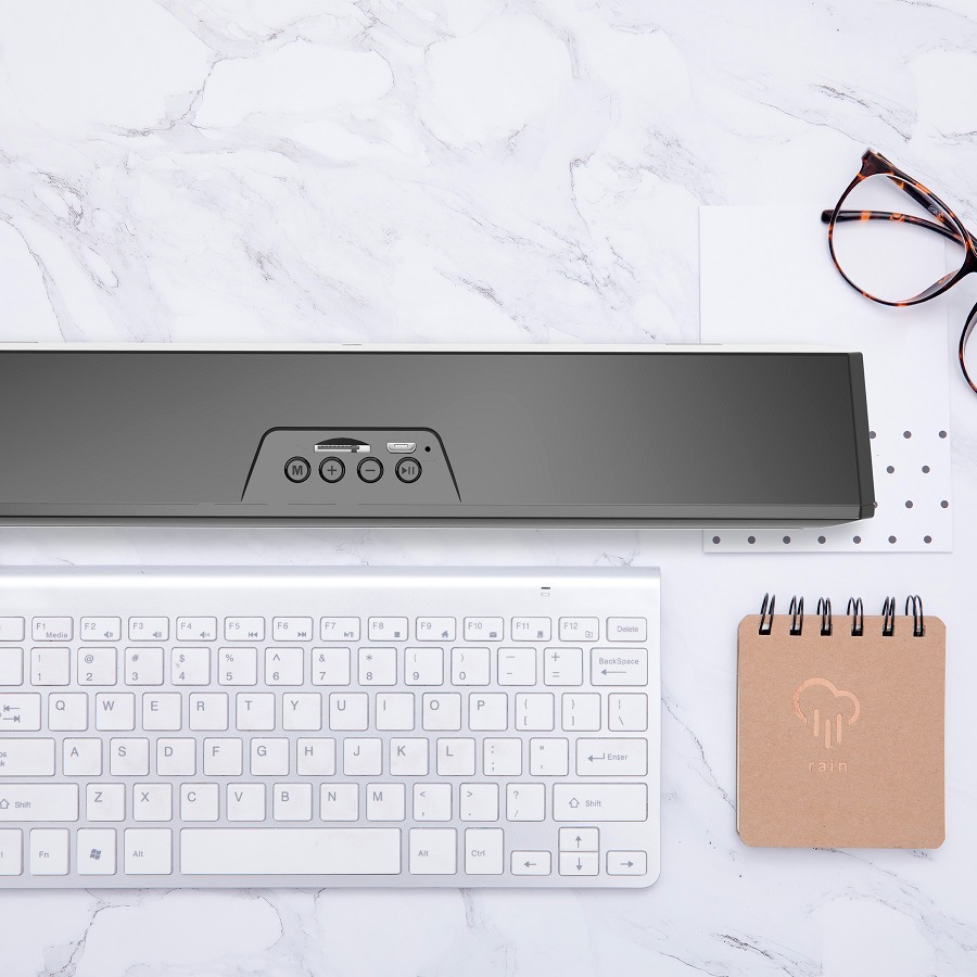 Loa Bluetooth A4 Không Dây Soundbar RGB Âm Thanh Vòm 3D Phiên Bản Đặc Biệt Dùng Cho Máy Tính Vi Tính, Có Đèn LED 2 mắt.