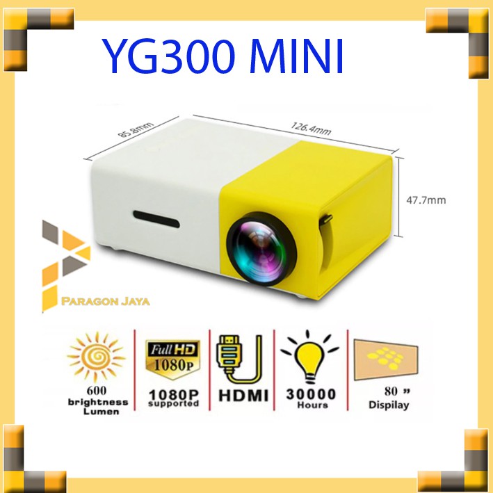 Máy Chiếu Mini Yg300 Led 320x240 Pixels