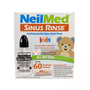 Bộ rửa mũi Neilmed kid cho trẻ em kèm 60 gói muối