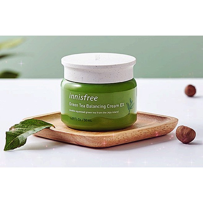 Innisfree Green Tea Balancing Cream EX 50ml [sunflower1968] // Sản xuất tại Hàn Quốc, kem chống lão hóa chống nhăn