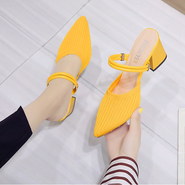 Dép Cao Gót Thiết Kế Mới Cao Cấp Thời Trang Dành Cho Mùa Hè Thu