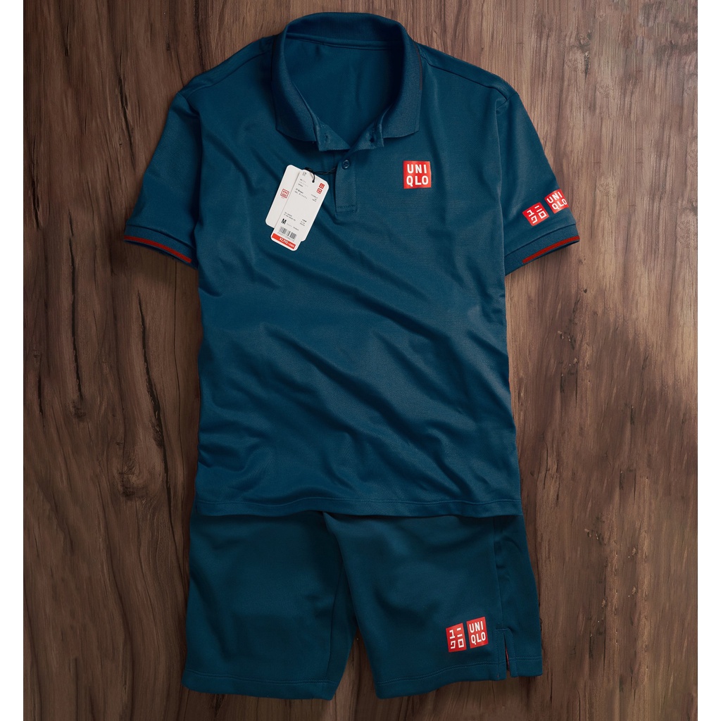 BỘ THỂ THAO POLO UNI TRƠN NAM ⚡ SALE 20% ⚡ [AUH010+QUH010]