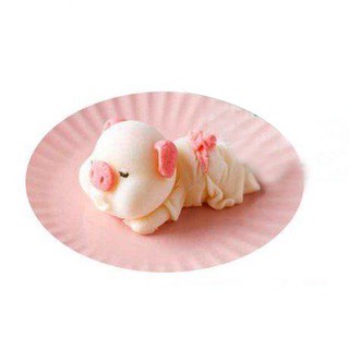 Khuôn silicon 3d làm rau câu làm bánh mẫu Heo Tắm Tiên