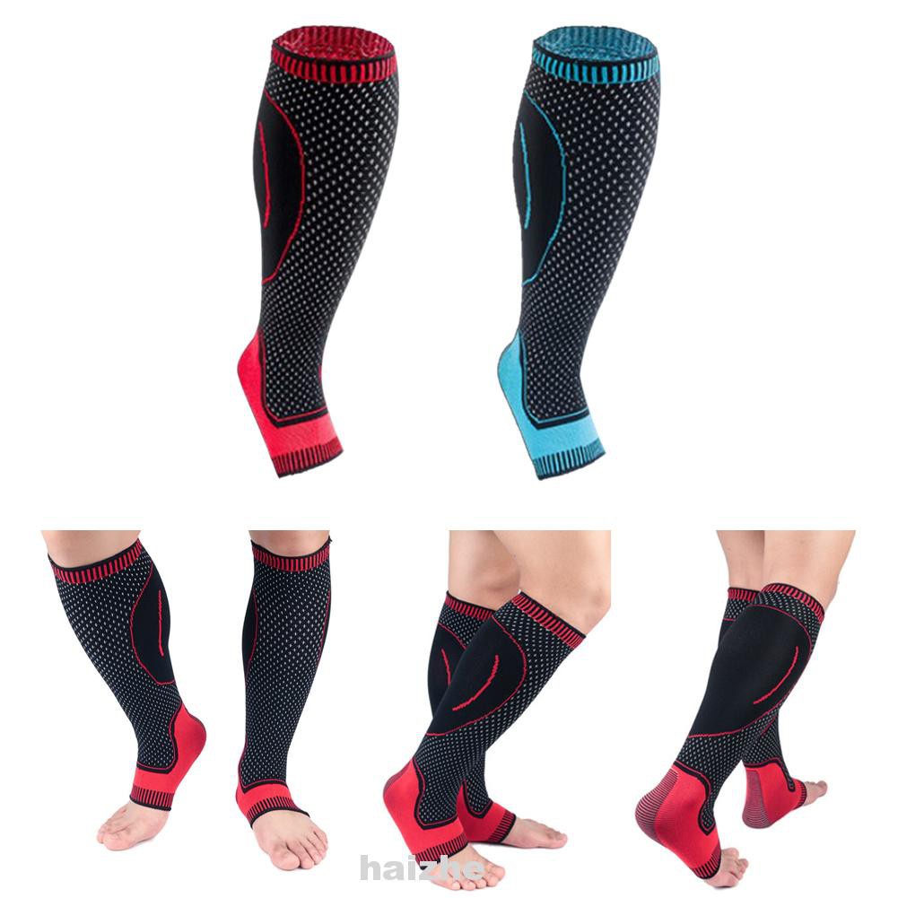 Stretch Football Warmers Shin Splints Basketball Cycling Running Breathable Calf Support Compression Leg Sleeve