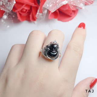 nhẫn hồ ly bạc ta nhiều màu tk5