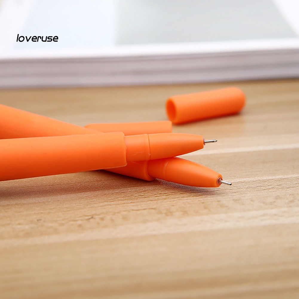 Bút viết hình thỏ leo củ cà rốt silicon xinh xắn cho học sinh