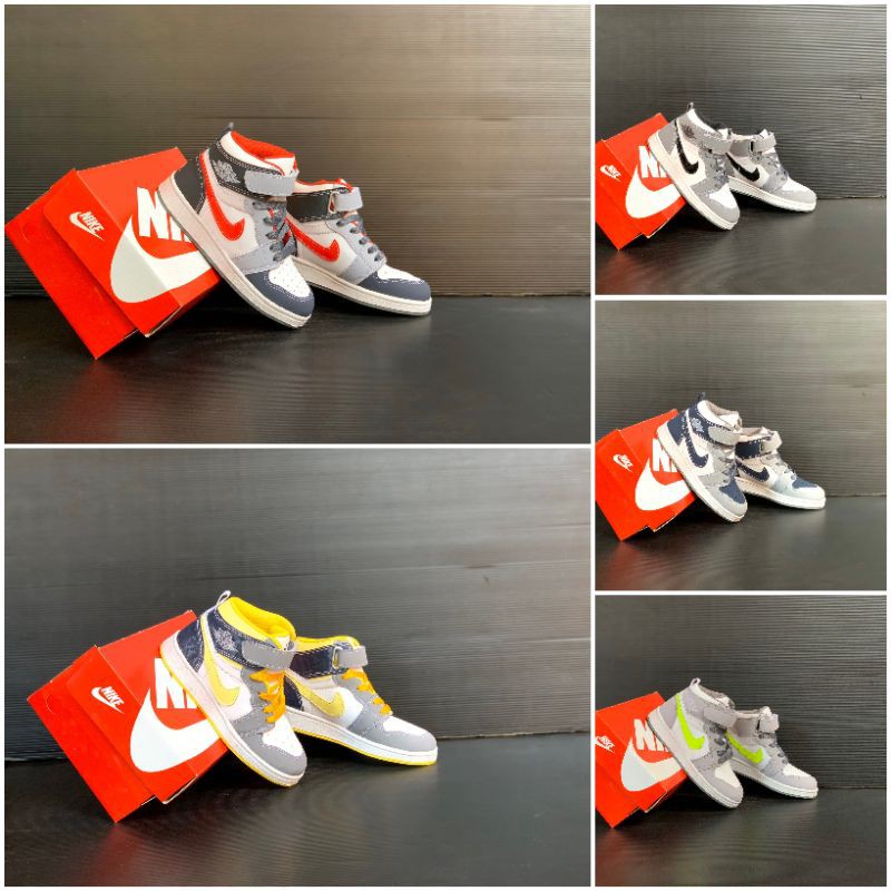 Giày Thể Thao Nike Air Jordan Cổ Cao Thời Trang Cho Bé