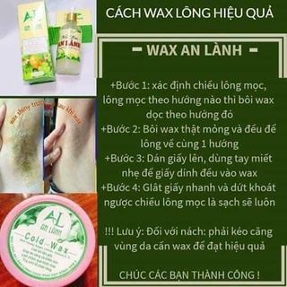 Combo triệt lông Wax + Mỡ Trăn An Lành [KÈM QUÀ TẶNG: giấy+ que + giấy nhám cao cấp + quà tặng tri ân]
