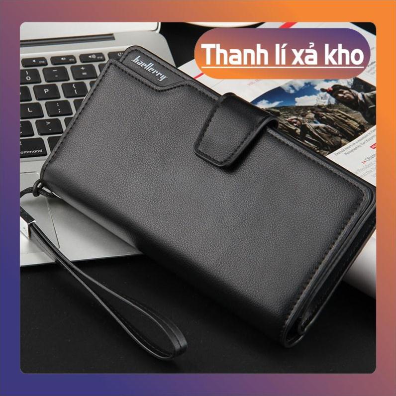 Ví Dài Cầm Tay Nam Nhiều Ngăn Da PU Cao Cấp Thương Hiệu Chính Hãng BAELLERRY Giúp Bạn Trở Nên Sang Trọng Và Đẳng Cấp