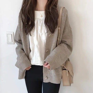 Áo cardigan len basic