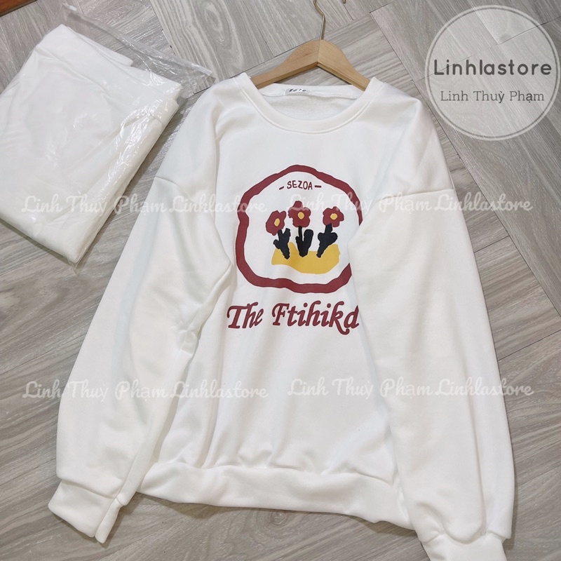 ÁO NỈ SWEATER ULZZANG TO RỘNG