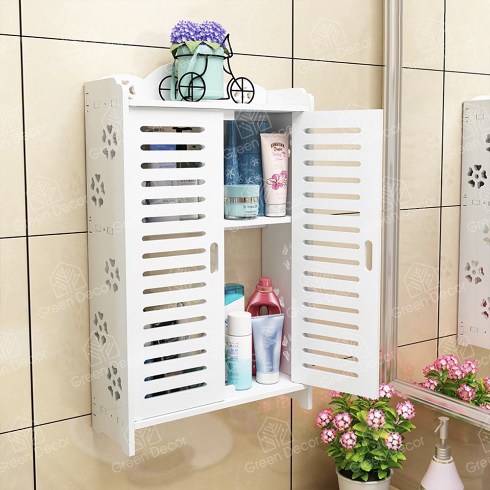 Tủ Đựng Đồ Nhà Tắm Treo Tường Cao Cấp Chống Nước, Chống Mốc Tuyệt Đối