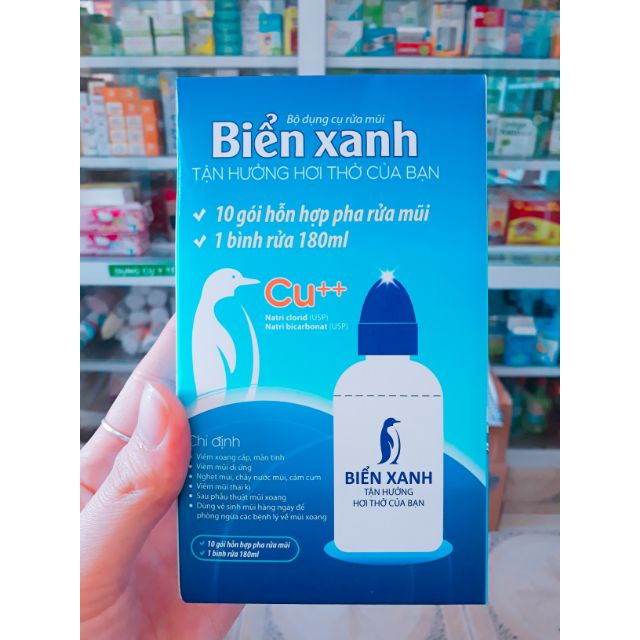 Bình rửa mũi BIỂN XANH.