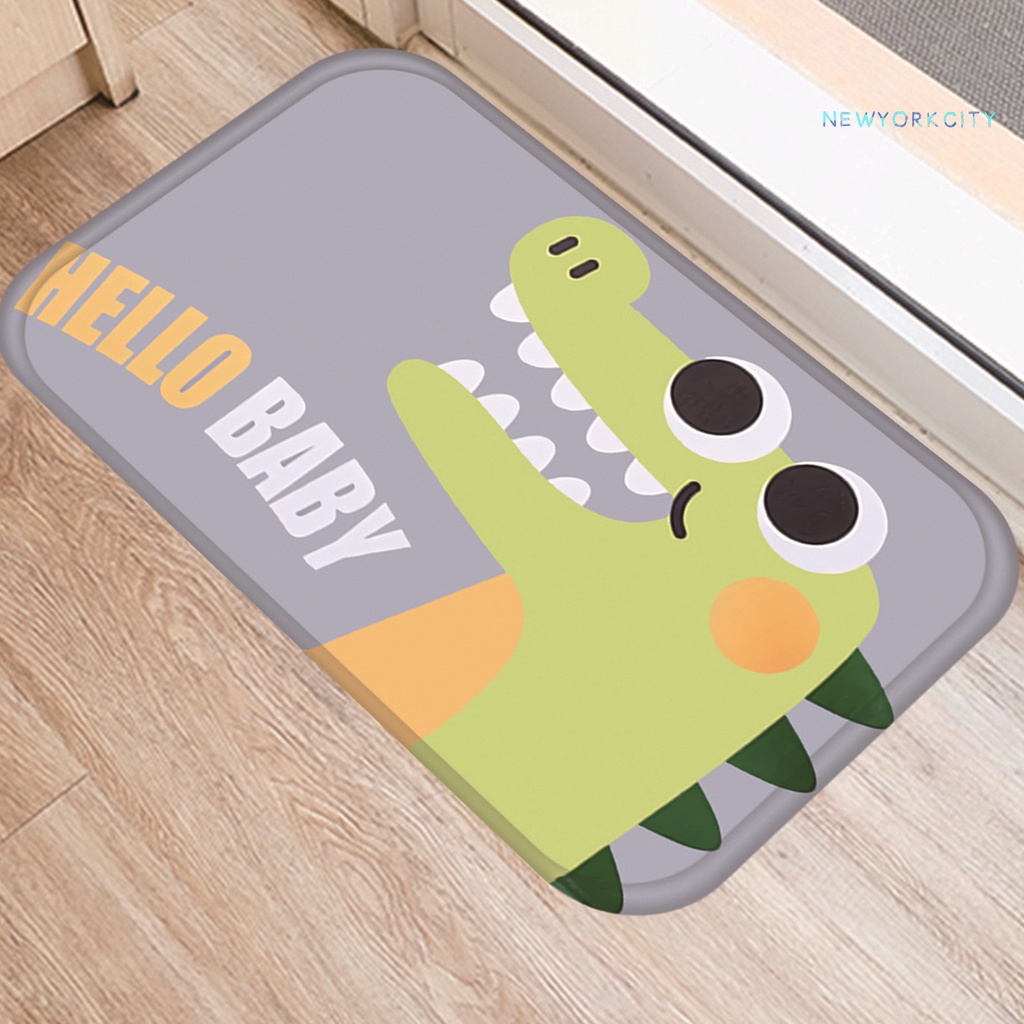 Thảm Lót Sàn Không Phai Màu Bằng Vải Flannel Mềm Mại Có Thể Giặt Sạch