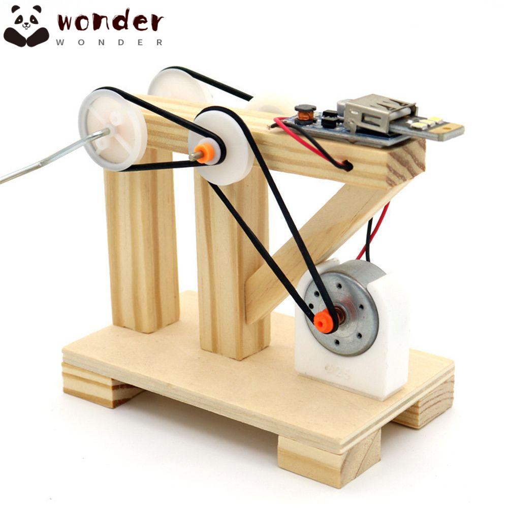 Mô Hình Máy Phát Điện Dynamo Bằng Gỗ Cho Bé