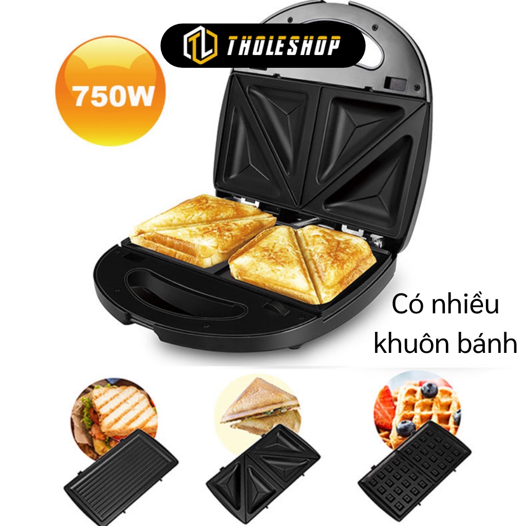 Máy Nướng Bánh - Máy Kẹp Nướng Bánh Mì Hotdog Sokany KJ-105, Làm Hotdog Tam Giác 9209