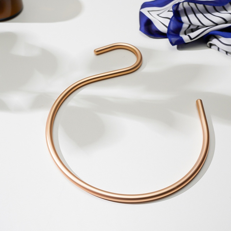 Móc Treo Cà Vạt / Thắt Lưng Hình Chữ S Bằng Hợp Kim Nhôm Tiện Dụng Cho Phòng Ngủ / Nhà Tắm