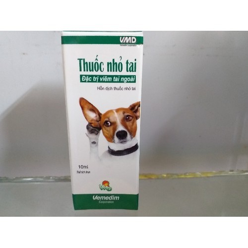 Thuốc nhỏ tai cho chó mèo vmd phòng viêm tai rất tốt