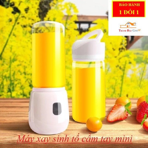 💝Bảo Hành Toàn Quốc💝 Máy Xay Sinh Tố MINI Tặng 2 Cốc Thủy Tinh Cầm Tay Không Cần Dây Siêu Tiện Dụng CÓ SẠC PIN Kèm Theo