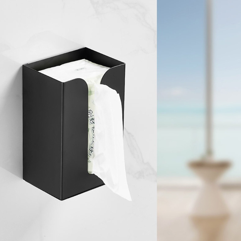 QQ Giá Đỡ Khăn Giấy Bằng Nhôm Gắn Tường Tiện Dụng Cho Phòng Tắm / Nhà Bếp