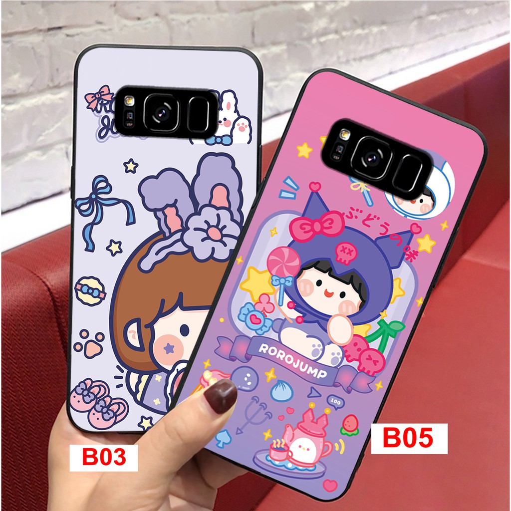 ỐP LƯNG SAMSUNG S8/S8 PLUS HÌNH BÉ GÁI TÓC NGẮN SIÊU ĐÁNG YÊU
