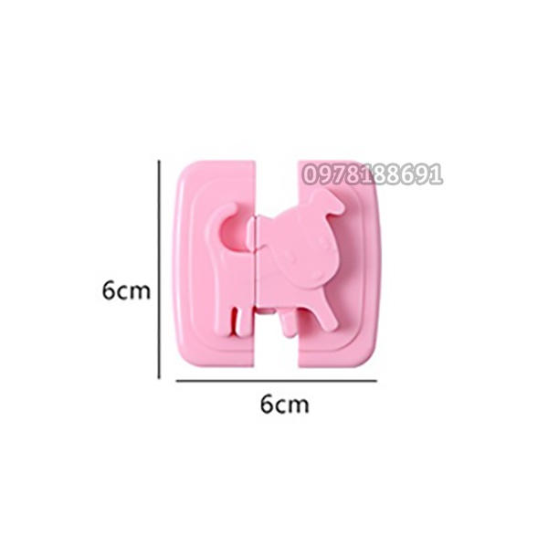 Khóa Chốt Tủ Lạnh Cao Cấp Giữ An Toàn Cho Bé - Hình Thú