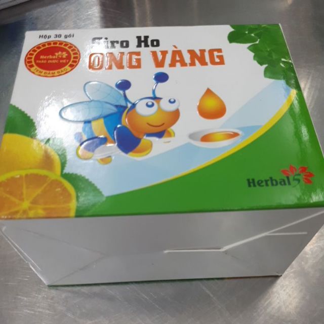 Thực phẩm bảo vệ sức khỏe : Siro Ho Ong Vàng