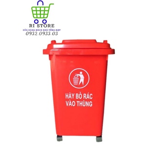 Thùng rác nhựa công cộng 60L