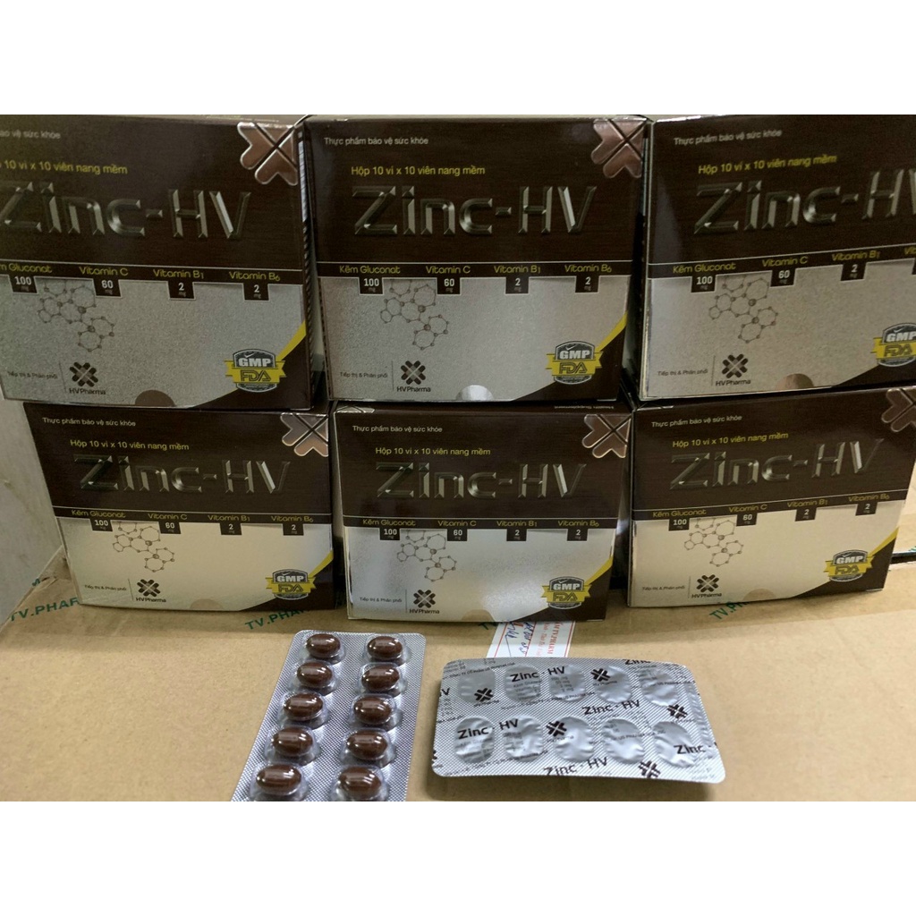 Zinc Vina bổ sung kẽm, hỗ trợ ăn ngon, tăng cường sức khỏe, tăng sức đề kháng, miễn dịch chống còi xương t