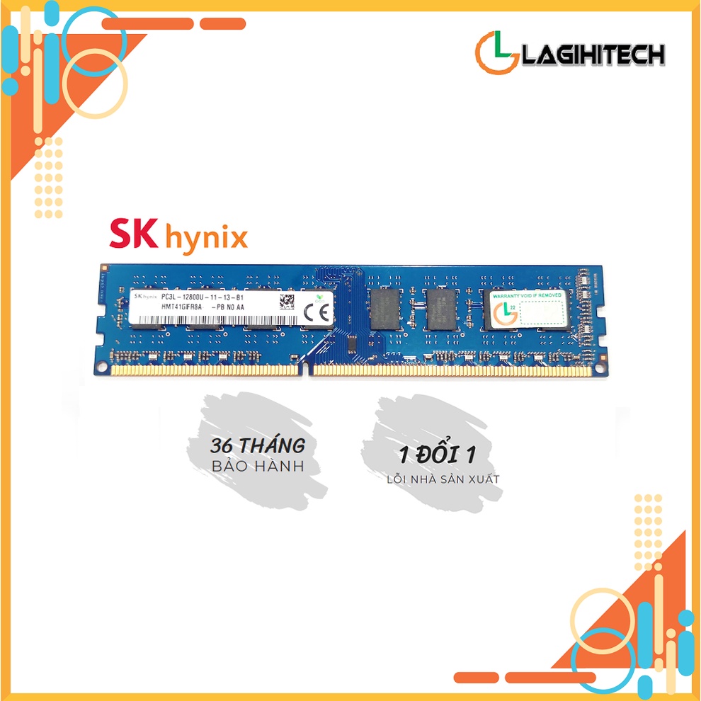 *LAGIHITECH* RAM Máy bàn PC DDR3L 4GB / 8GB BUS 1600Mhz Chính Hãng Samsung / Hynix - Bảo Hành 3 năm
