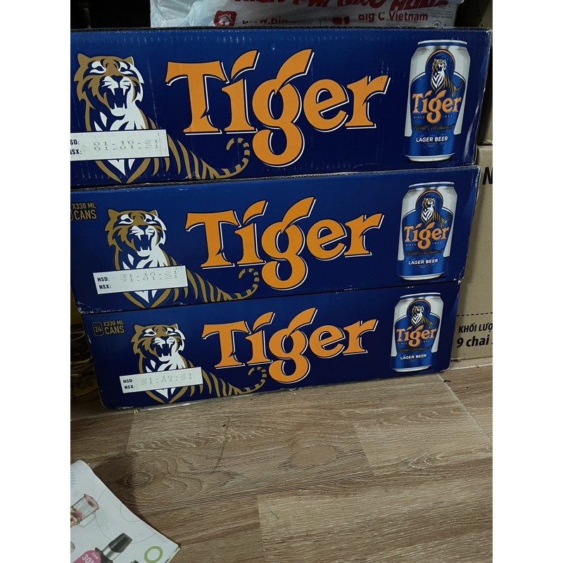 bia tiger thùng 24 lon 330ml