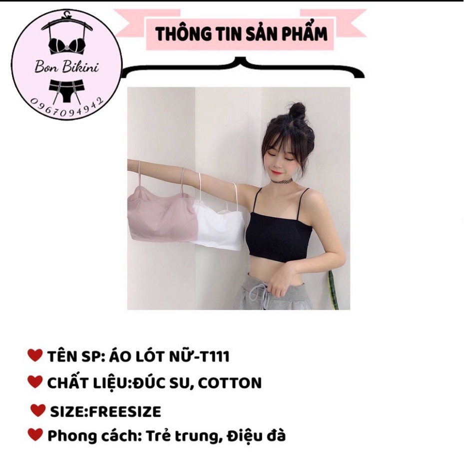 Áo Bra Nữ đúc su Không Gọng Nâng Ngực tôn vòng một gợi cảm mẫu T111