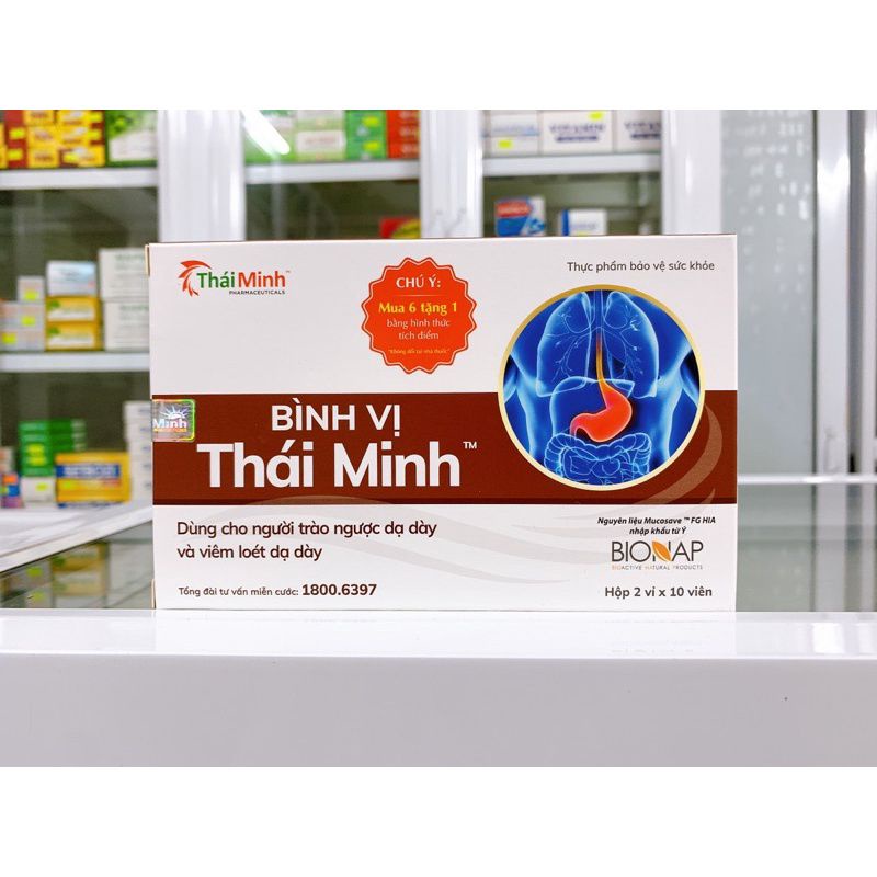 Bình vị Thái Minh hộp 20 viên