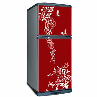 DECAL DÁN TỦ LẠNH - HOA VĂN HOA