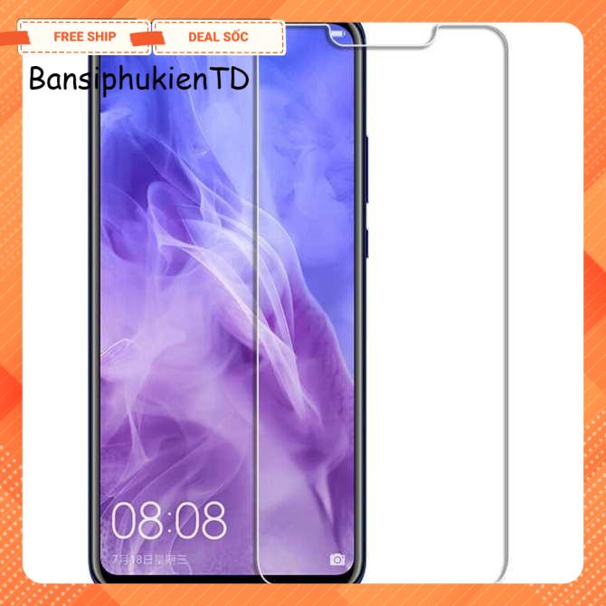 Cường lực huawei nova 3E (trong suốt ) tặng kèm giấy lau