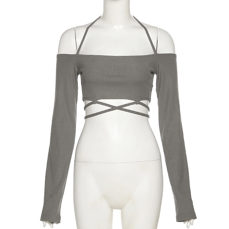 Áo Trễ Vai Tay Dài Thiết Kế Hợp Thời Trang Cho Nữ