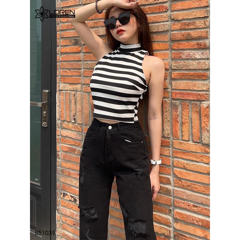 Quần jean baggy LOREN rách B51039