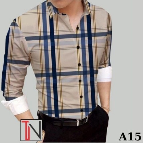 Big Sale Áo Sơ Mi Nam Dài Tay  ,Áo Sơ Mi Nam Hàn Quốc Vải Lụa  Hàn Chống Nhăn Cao Cấp - Petals_store