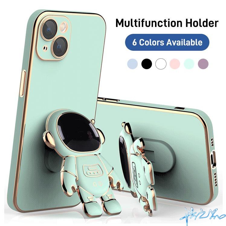 Ốp Điện Thoại In Hình Phi Hành Gia Có Giá Đỡ Cho OPPO A5S Case A12 A3S F9 A37 A83 A9 A5 A31 A53 2020 A12E A92 A52 2022