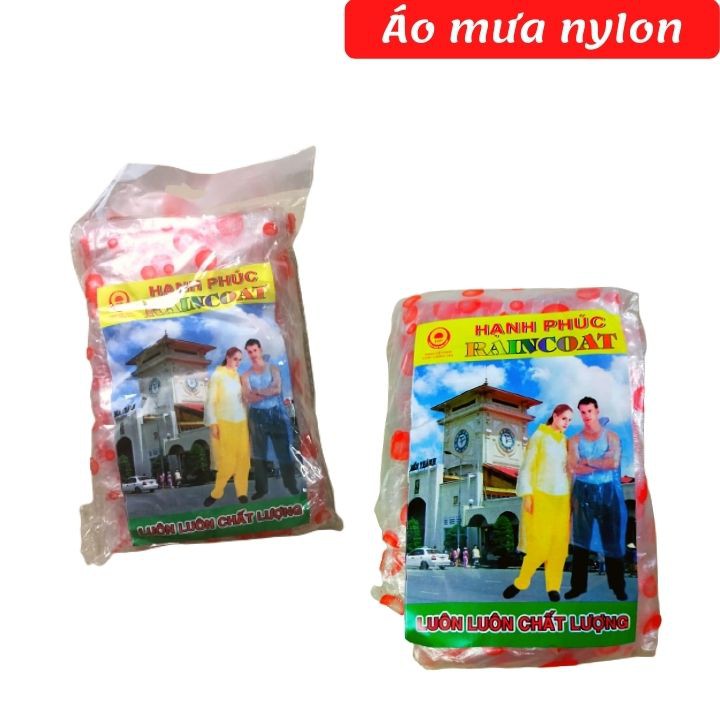 Áo mưa nylon tiện lợi - nhẹ dễ dàng mang theo- Tomchuakids