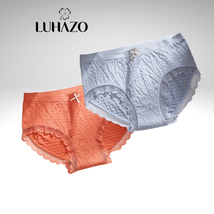 Quần lót nữ cao cấp LUHAZO phối ren nữ siêu thoáng mát kiểu Hàn Quốc