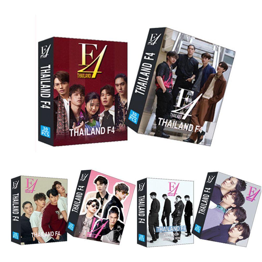 KUNHEV Set 30 Thẻ Hình Lomo Mini Thái Lan F4 Làm Quà Tặng Sinh Nhật Cho Bé