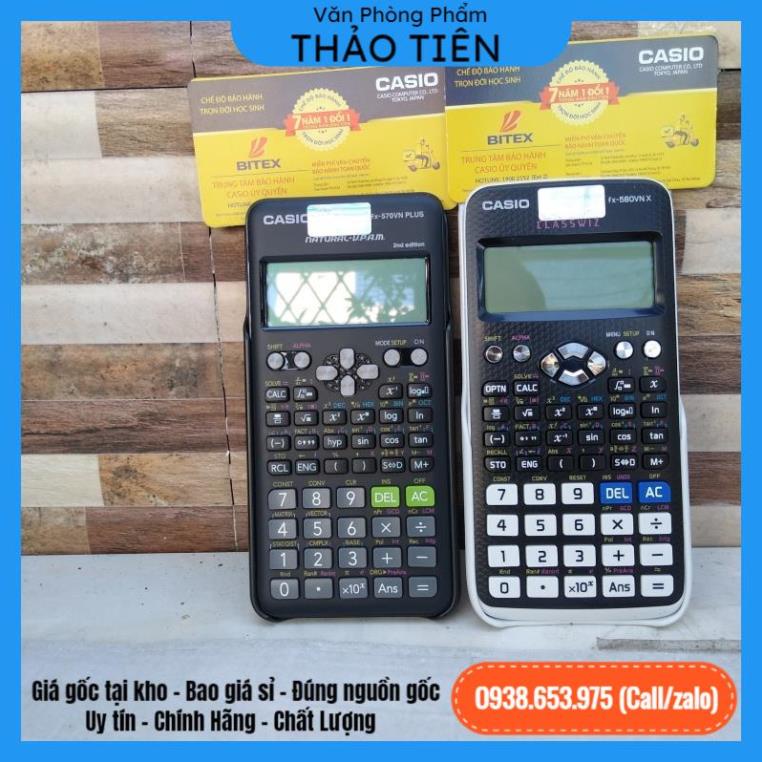 🔥kho sỉ vpp🔥 Máy tính Casio FX 570VN Plus –  580VNX Bảo Hành 7 NĂM Chính Hãng nhập khẩu THÁI LAN - VPP Thảo Tiên