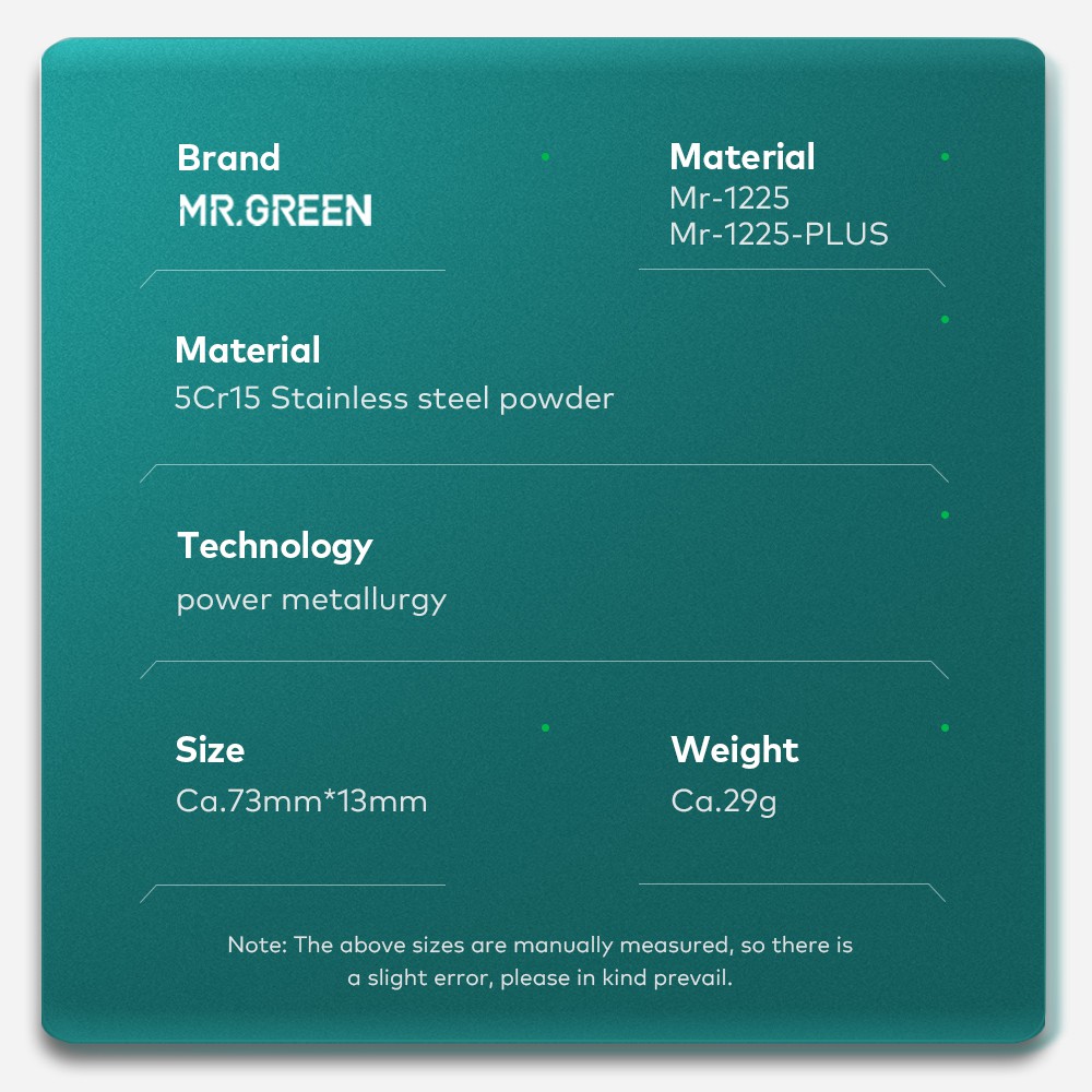 Kéo Cắt Móng Tay MR.GREEN Bằng Thép Không Gỉ thiết Kế Tiện Dụng