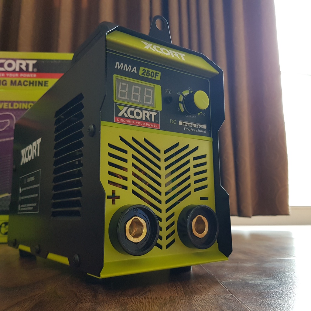 Máy hàn que điện tử 250F XCORT Model MMA-250F Kèm Phụ Kiện