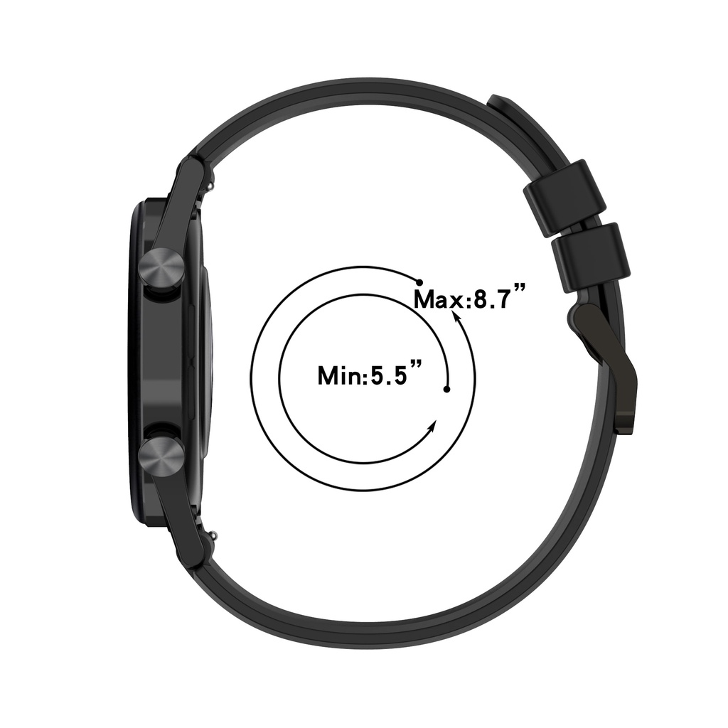 Dây Đeo Silicon 22Mm Cho Đồng Hồ Thông Minh Honor Watch GS3 Huawei Honor GS 3